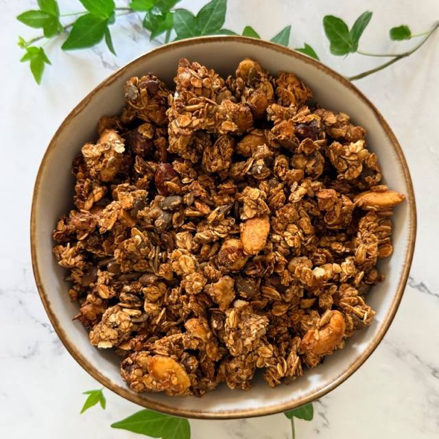 De Klassieker granola in een kom